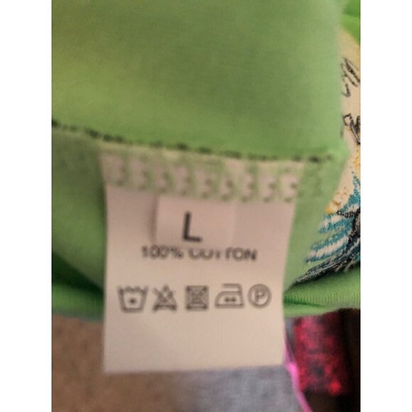 Dog Apparel Sleeveless Tee Green Pineapple Good Vibes Size L - Picture 4 of 6